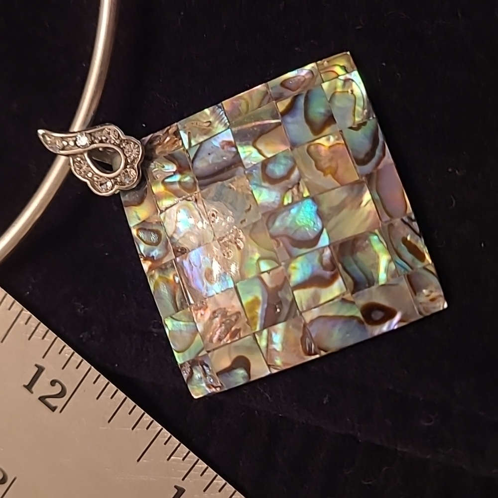 Multicolored Triangle Pendant - Picture 4 of 4
